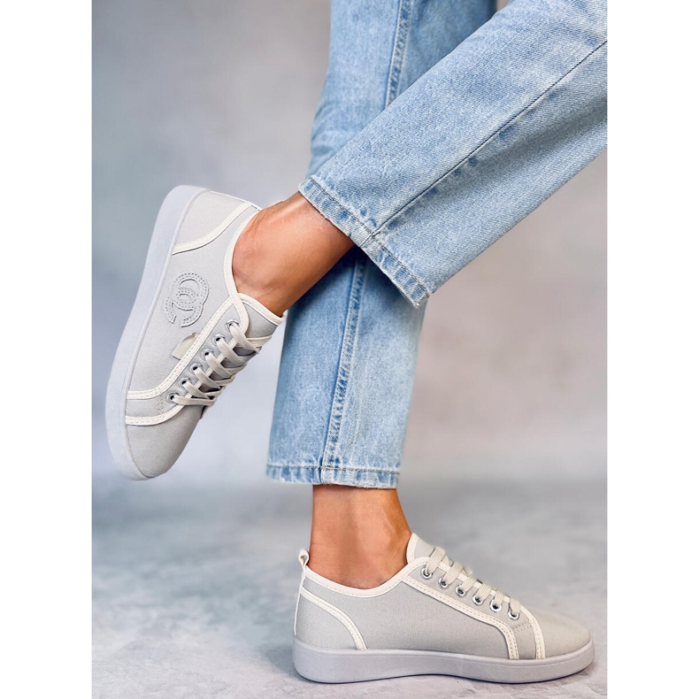 Baskets chanelki grises Trest grises 2 Baskets chanelki grises Trest grises 2