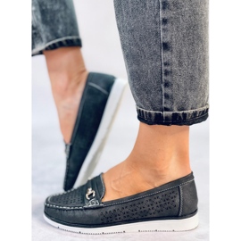 Mocassins femme Senda Noir 2