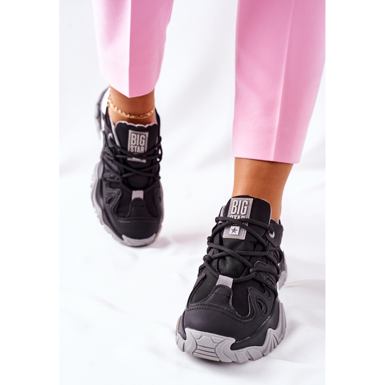 Chaussures de sport pour femmes Memory Foam Big Star II274089 Noir le noir 2