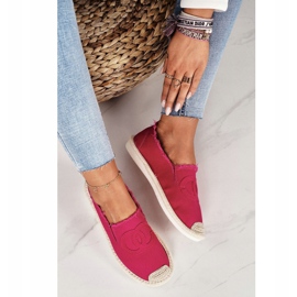 PS1 Espadrilles Classique Femme Fuchsia Flaure rose 5