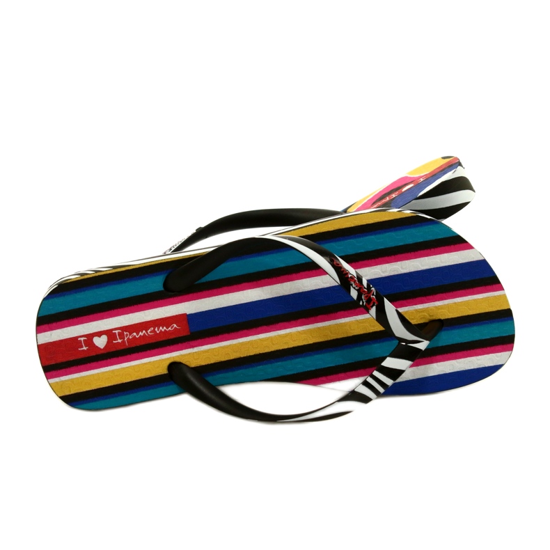 Tongs Zèbre Ipanema 26627 23879 blanc noir multicolore 5