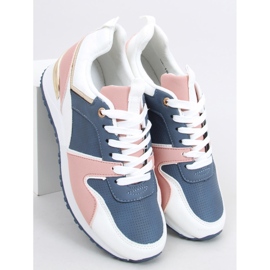 Chaussures de sport femme Vevo MARINE / ROSE blanc bleu 2