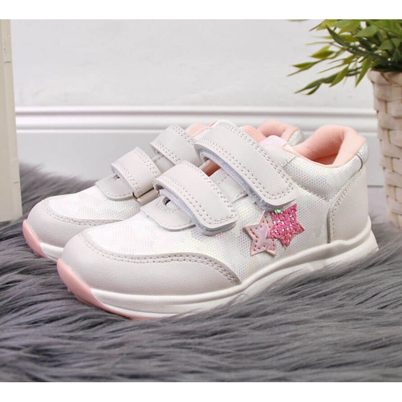 Chaussures de sport American Club Jr AM874A blanche 2