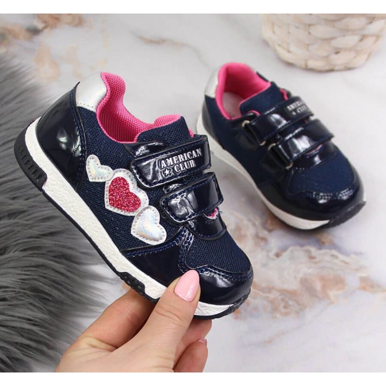 Chaussures de sport American Club Jr AM875A noir 1