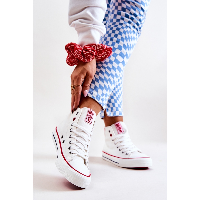 Baskets montantes Big Star JJ274127 Blanc blanche 1