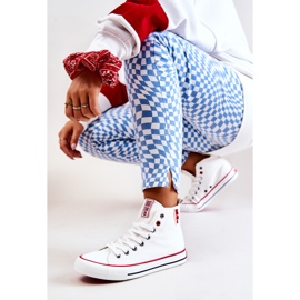 Baskets montantes Big Star JJ274127 Blanc blanche 2