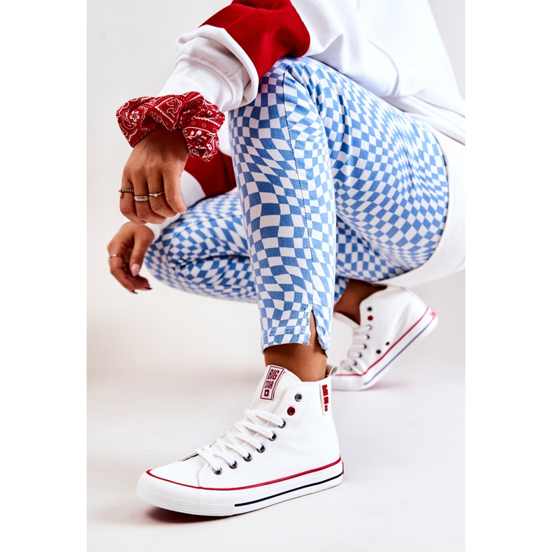 Baskets montantes Big Star JJ274127 Blanc blanche 2