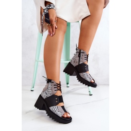 Maciejka 05321-03 Bottines en Cuir Gris et Noir le noir argent 6