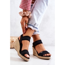 Sandales Compensées Femme Big Star JJ274976 Noir 2