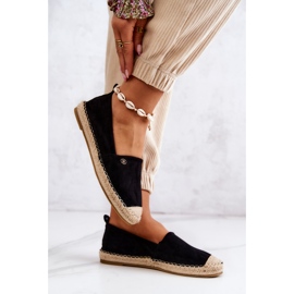 Espadrilles en daim pour femme Noir Joaquin le noir 3