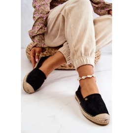 Espadrilles en daim pour femme Noir Joaquin le noir 5