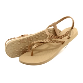 Sandały Rzymianki Beige / Or Ipanema 82931 20811 4