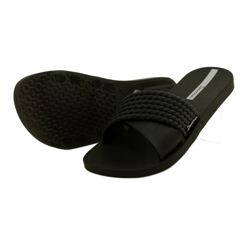 Ipanema Chaussons Femme 83244 20766 Street II FEM Noir argent 3