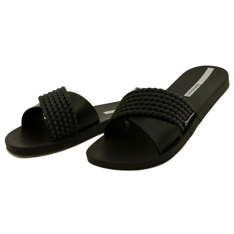 Ipanema Chaussons Femme 83244 20766 Street II FEM Noir argent 2