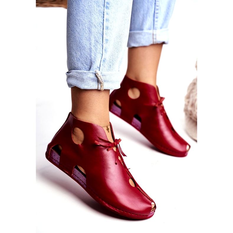 Chaussures Richelieu Femme Maciejka Rouge 03426-08 2 Chaussures Richelieu Femme Maciejka Rouge 03426-08 2