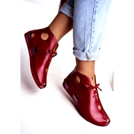 Chaussures Richelieu Femme Maciejka Rouge 03426-08 3 Chaussures Richelieu Femme Maciejka Rouge 03426-08 3