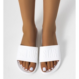 Chaussons femme Big Star DD274A268 blancs 1