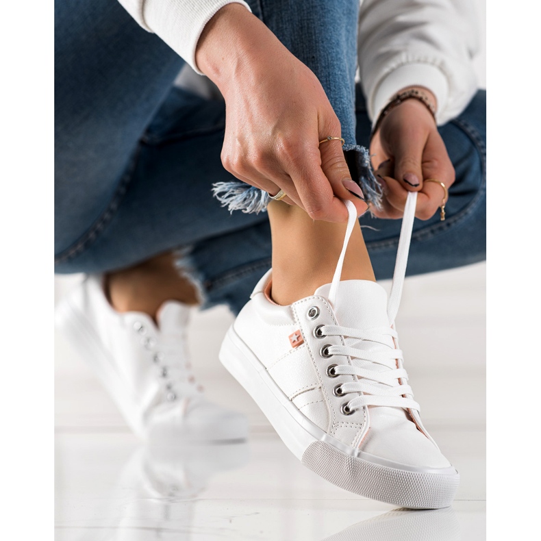 Mckeylor Baskets blanches décontractées 1