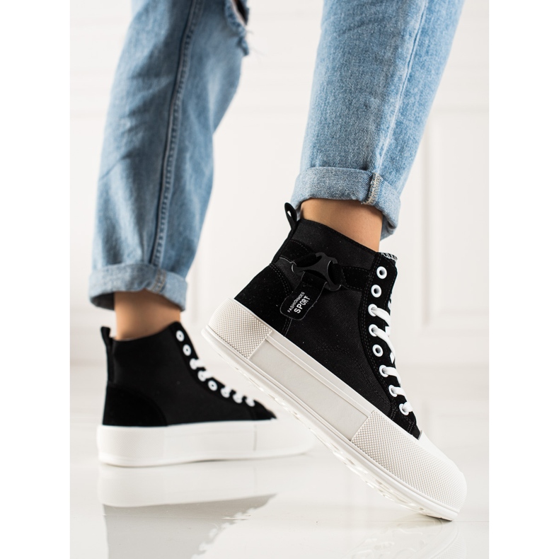 G2G/Good To Great Baskets montantes à la mode le noir 2