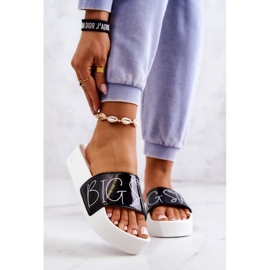 Chaussons Caoutchouc Femme Big Star JJ274A276 Blanc et Noir blanche le noir 1