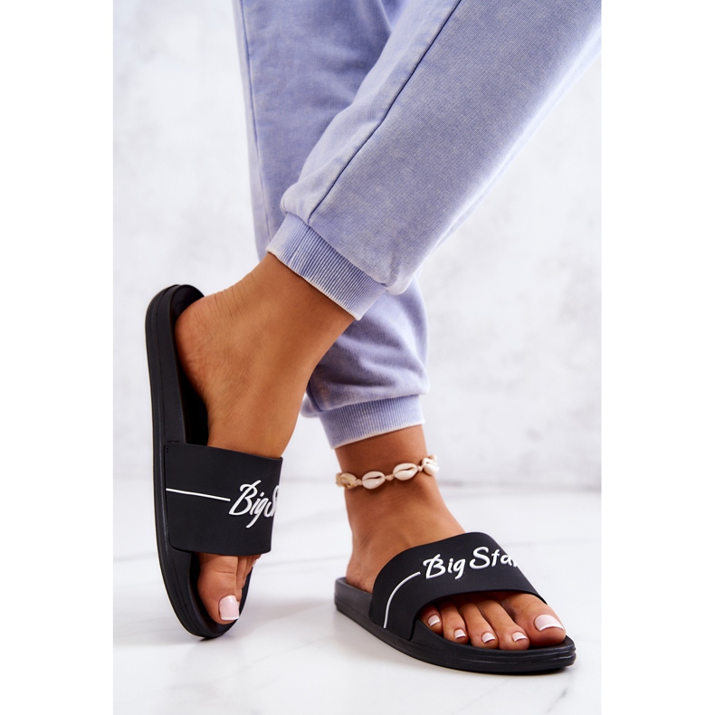 Chaussons Classiques Caoutchouc Big Star JJ274A300 Noir 2