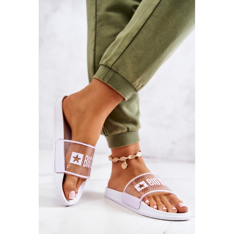 Chaussons Femme Big Star JJ274642 Blanc blanche 2