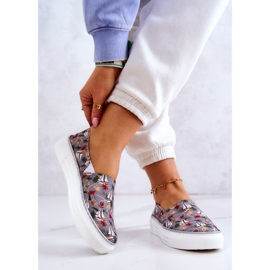 Baskets Femme Slip On Memory Foam Big Star JJ276015 Gris 2