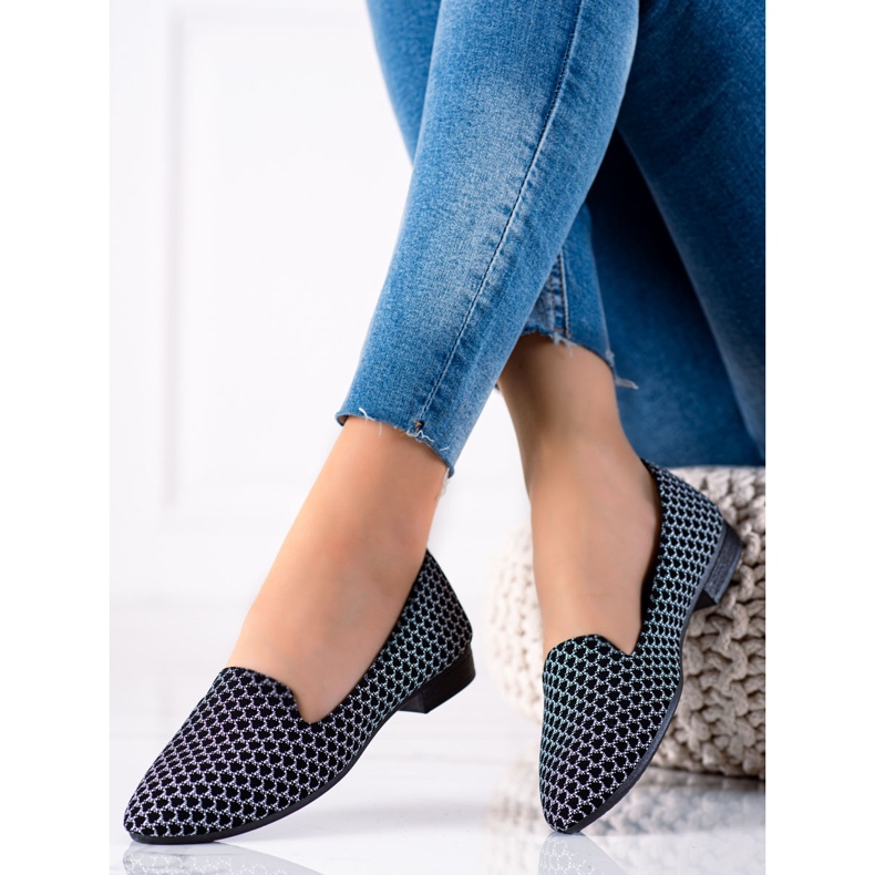 TRENDI Seigneurs classiques avec motif le noir 1