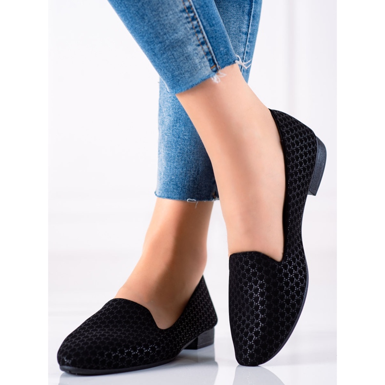 TRENDI Seigneurs classiques avec motif le noir 1