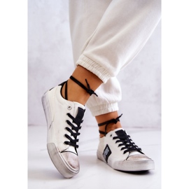 Baskets Femme Big Star JJ274350 Baskets Blanches et Noires le noir 2