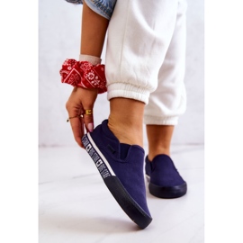 Baskets Femme Slip-on Big Star HH274011 Bleu marine 1