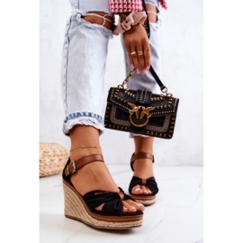 Sandales Compensées Femme Big Star JJ274937 Noir 1