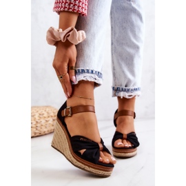 Sandales Compensées Femme Big Star JJ274937 Noir 2