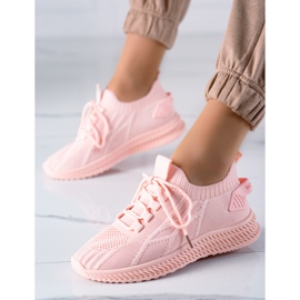TRENDI Chaussures de sport à la mode rose 1