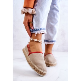 Espadrilles à enfiler Big Star JJ274879 Beige 1