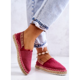 Espadrilles à enfiler Big Star JJ274880 Rose foncé 2 Espadrilles à enfiler Big Star JJ274880 Rose foncé 2