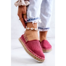 Espadrilles à enfiler Big Star JJ274880 Rose foncé 1 Espadrilles à enfiler Big Star JJ274880 Rose foncé 1