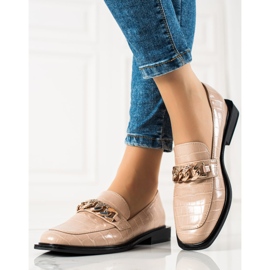 S. BARSKI Elégants mocassins S.BARSKI beige 1