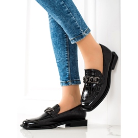 S. BARSKI Elégants mocassins S.BARSKI noir 1