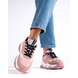 Baskets Femme Big Star JJ274577 rose 1