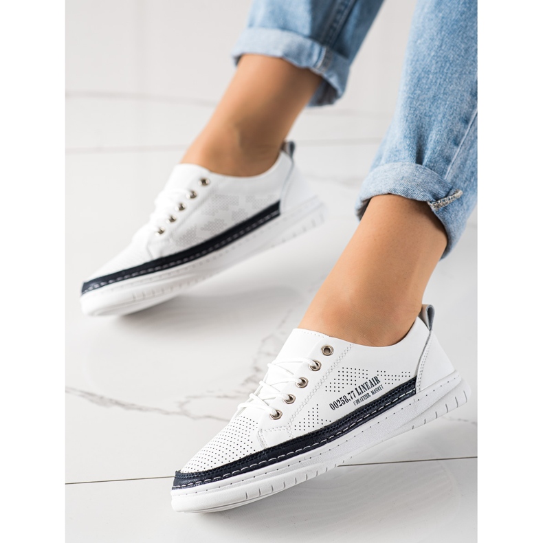 Evento Baskets en cuir blanches 2