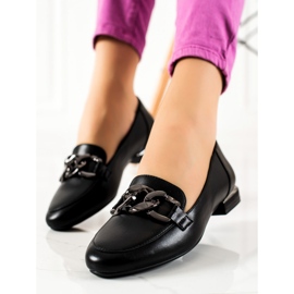 Mocassins Sergio Leone élégants le noir 2