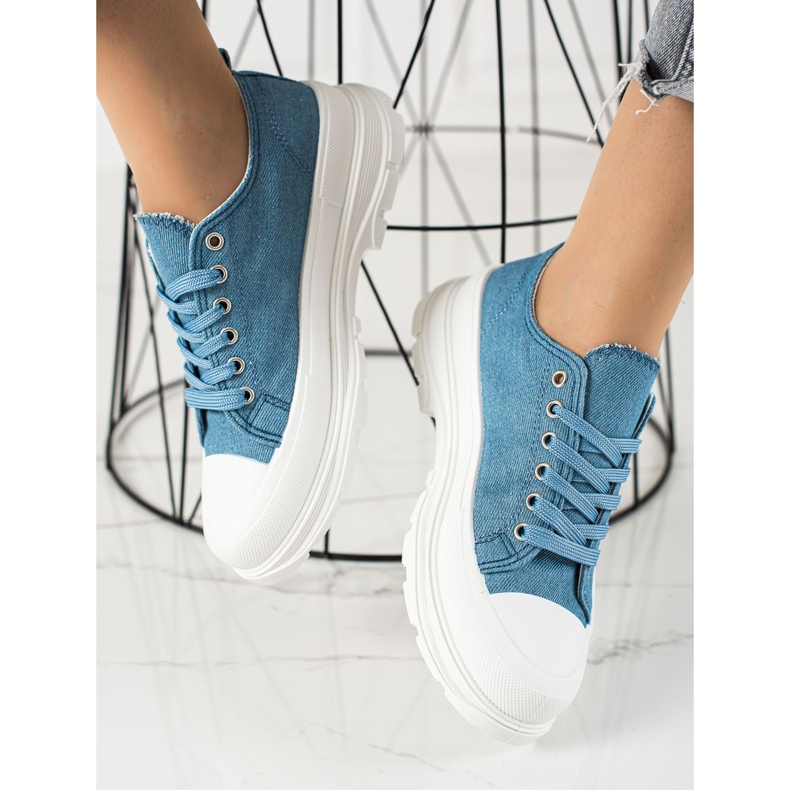 TRENDI Baskets bleues à la mode 1