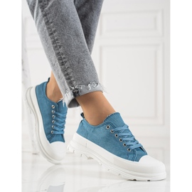 TRENDI Baskets bleues à la mode 2