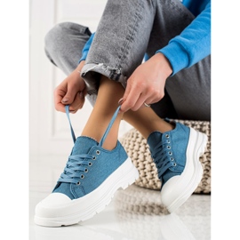TRENDI Baskets bleues à la mode 3