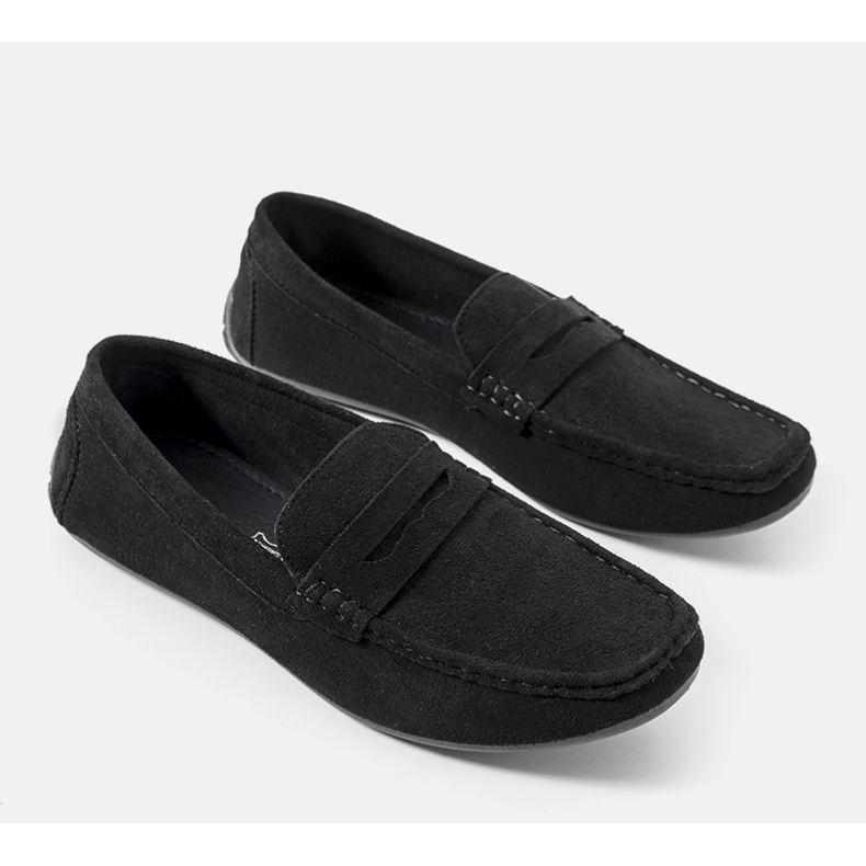 Mocassins homme Gradasso noirs 1
