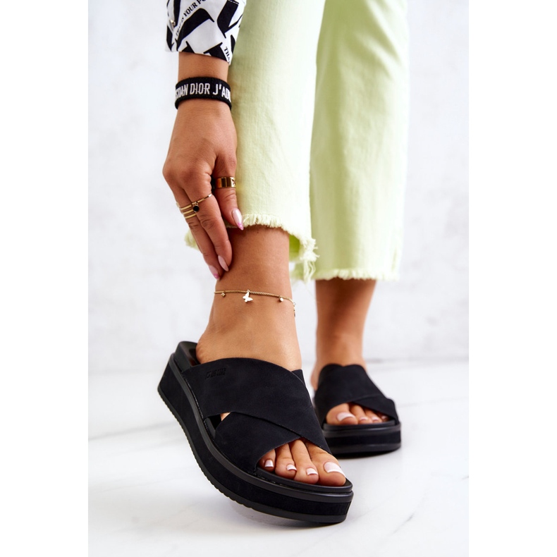 Chaussons femme Big Star JJ274721 Noir le noir 1