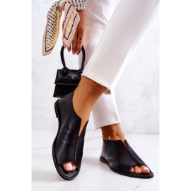 Chaussures en cuir avec fermeture éclair Nicole 2718/001 Noir le noir 2 Chaussures en cuir avec fermeture éclair Nicole 2718/001 Noir le noir 2