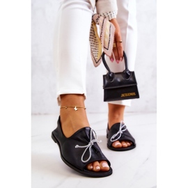 Ballerines Femme Cuir Nicole 2660/001 Noir 2