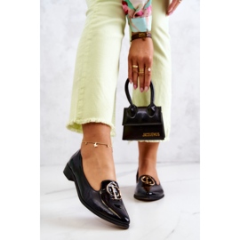 Mocassins Laqués Femme Lordsy Nicole 2712/035 Noir 1